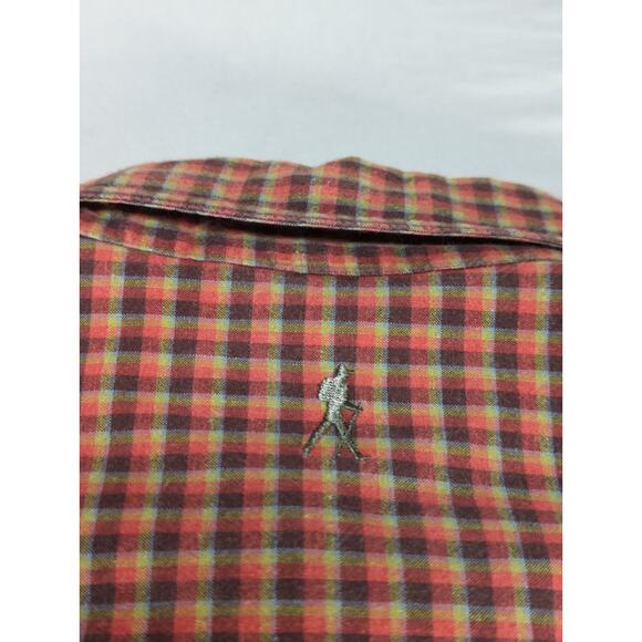 VTG Royal Robbins Mens M Plaid Button Shirt 100 Cotton Made In Hong Kong - Picture 11 of 14